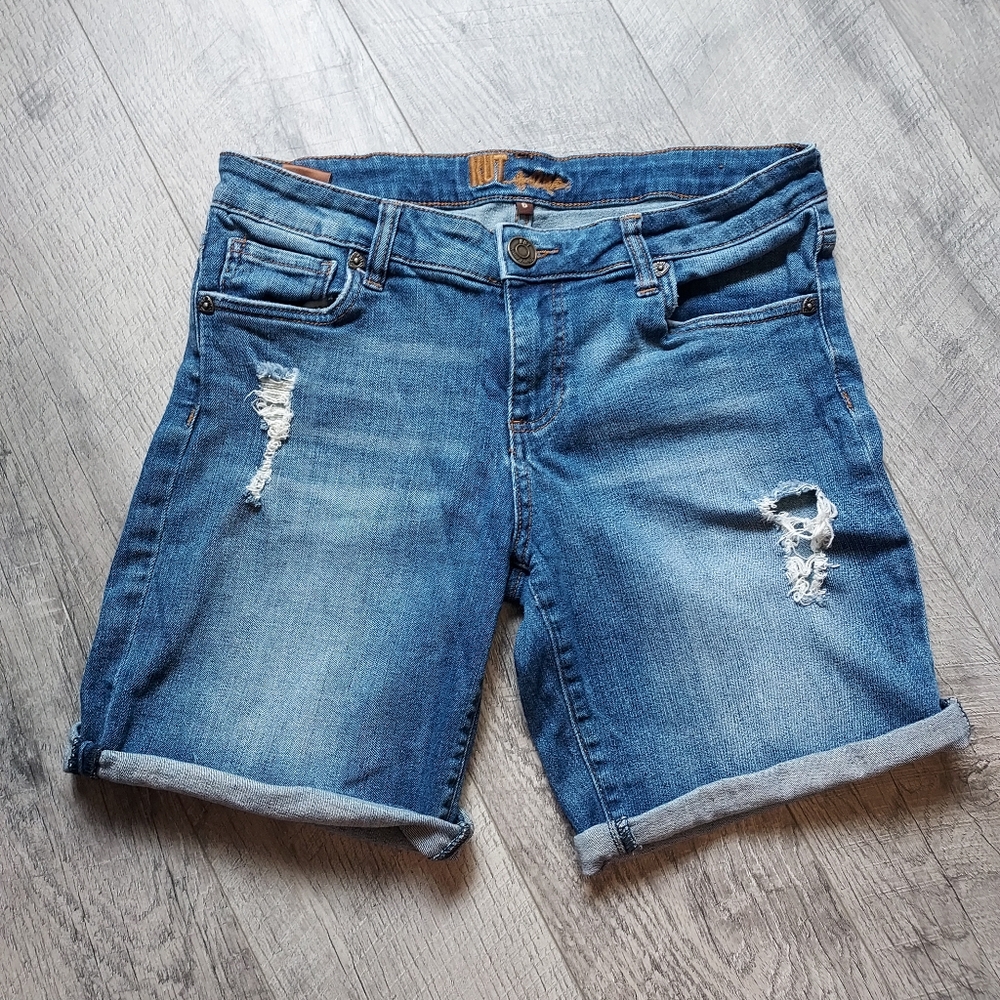 Kut from the Kloth Womens Blue jean shorts Size 6